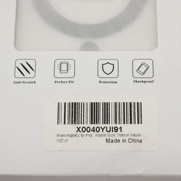 Unbranded iPhone15 Pro Max Silver & Clear Magnetic Phone Case + Screen Protector