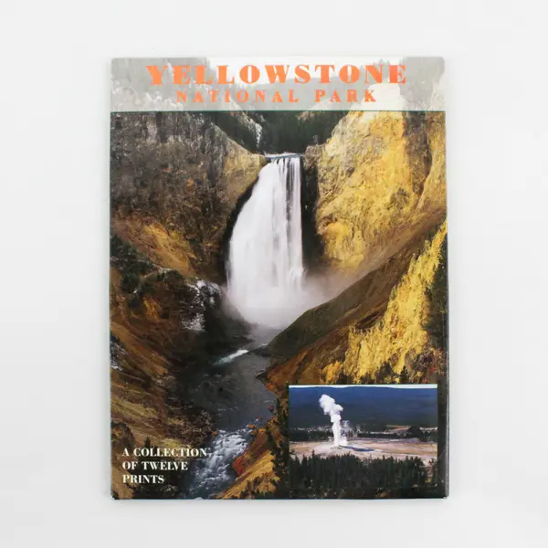 Yellowstone National Park Set Of 12 Souvenir Prints Wyoming Montana