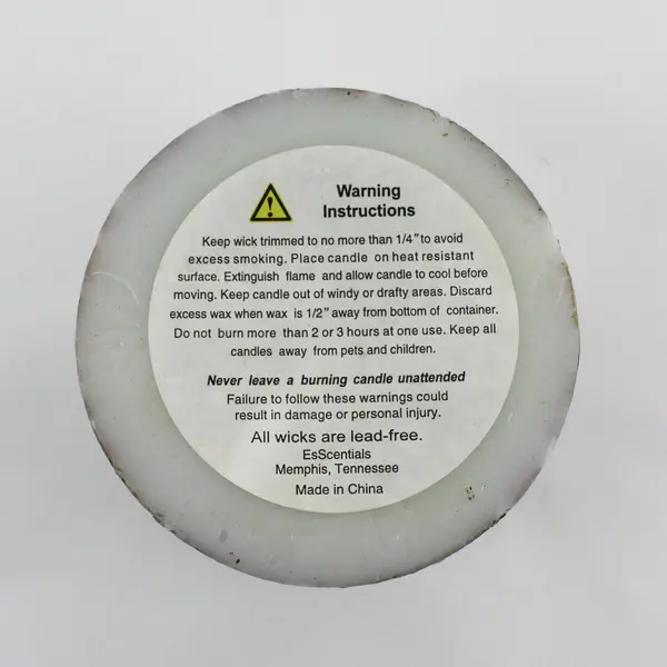 EsScentials Decorative Candle Countryside Scene 5in 