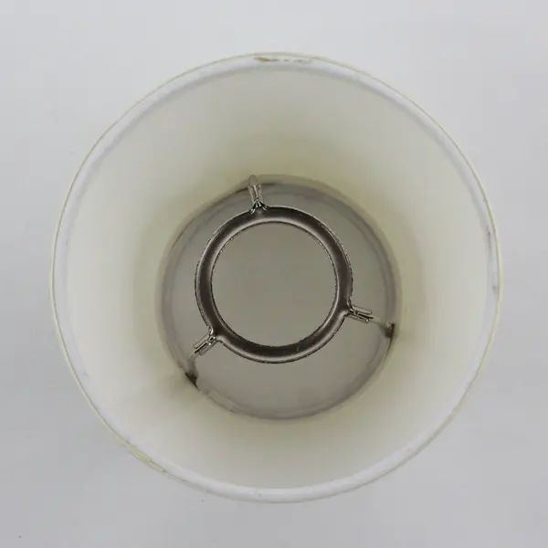 White Fabric Empire Lamp Shade 