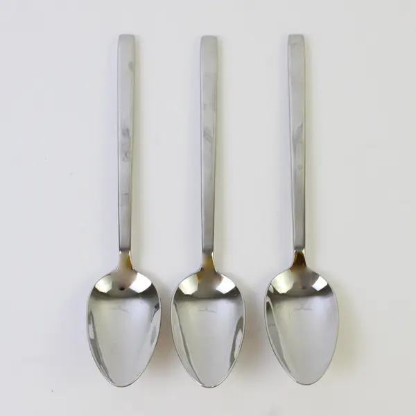 Lot of 3 Villeroy & Boch La Classical Pattern 18/10 SS Oval Soup Spoons 8.25"