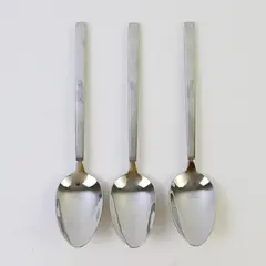 Lot of 3 Villeroy & Boch La Classical Pattern 18/10 SS Oval Soup Spoons 8.25"