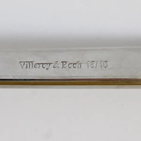 Lot of 3 Villeroy & Boch La Classical Pattern 18/10 SS Oval Soup Spoons 8.25"