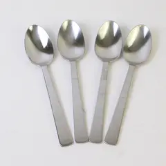 Lot of 4 Villeroy & Boch Notting Hill Pattern 18/10 SS Oval Soup Spoons 8.25"