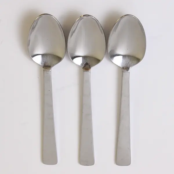 Lot of 3 Villeroy & Boch Notting Hill Pattern 18/10 SS Oval Soup Spoons 8.25"