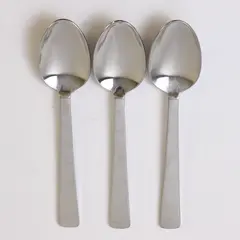 Lot of 3 Villeroy & Boch Notting Hill Pattern 18/10 SS Oval Soup Spoons 8.25"