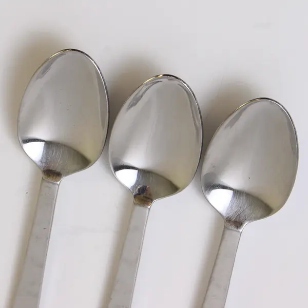 Lot of 3 Villeroy & Boch Notting Hill Pattern 18/10 SS Oval Soup Spoons 8.25"