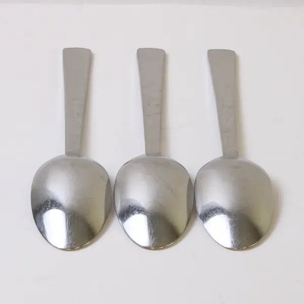 Lot of 3 Villeroy & Boch Notting Hill Pattern 18/10 SS Oval Soup Spoons 8.25"