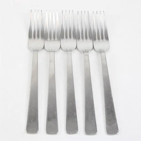 Lot of 5 Villeroy & Boch Notting Hill Pattern 18/10 SS Salad Forks 7.5" Good