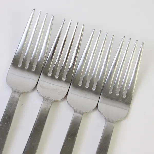 Lot of 4 Villeroy & Boch Notting Hill Pattern 18/10 SS Salad Forks 7.5" Good