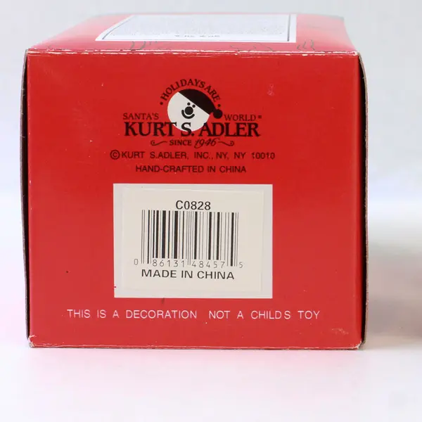 Santa's World Kurt S. Adler Inc Blue Wooden Nutcracker Blue Coat Soldier #C0828