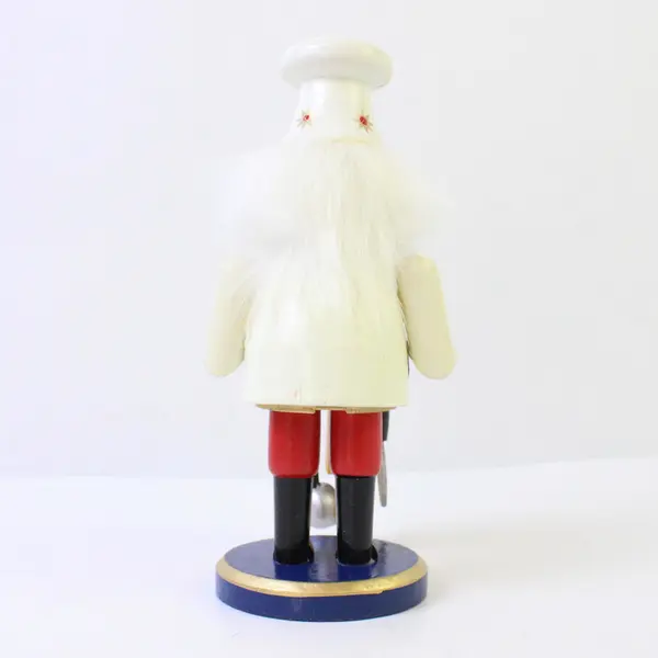 Santa's World Kurt S. Adler Inc Blue Wooden Nutcracker Red Coat Soldier #C0828