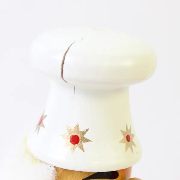 Santa's World Kurt S. Adler Inc Blue Wooden Nutcracker Red Coat Soldier #C0828