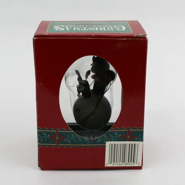 Vintage Lustre Fame Christmas Traditions Bunny Golfer Ornament - New