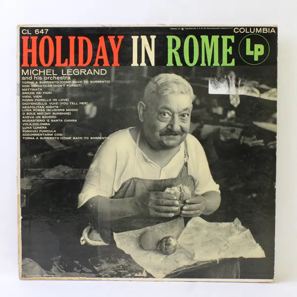 Michel Legrand Et Son Orchestre Holiday In Rome 12 Vinyl Record