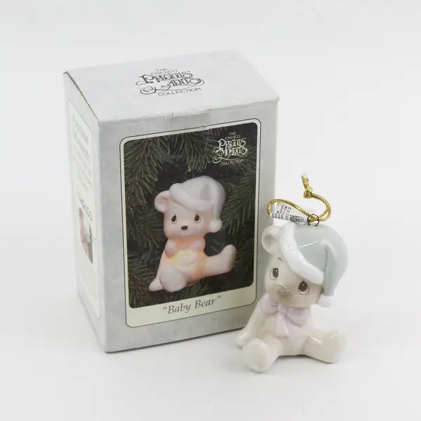 Precious Moments Enesco 1993 Baby Bear Christmas Ornament NEW