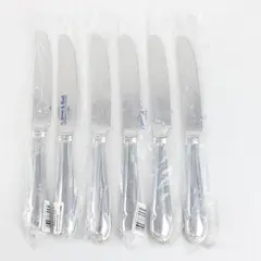 6 Villeroy & Boch Mademoiselle Pattern 18/10 SS Solid Dinner Knives 9.25" New
