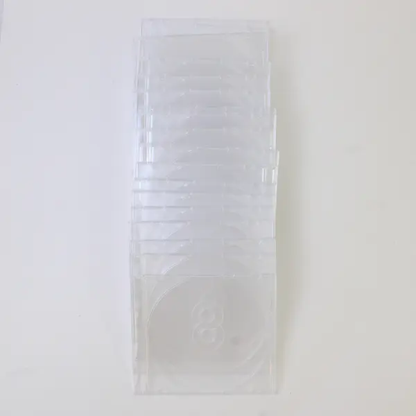 Lot of 18 Slim Clear CD/DVD Jewel Cases - Like New