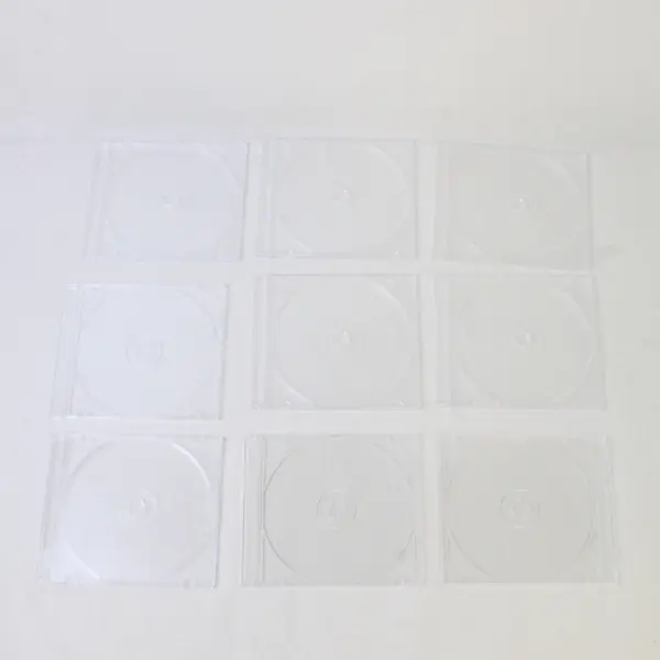 Lot of 18 Slim Clear CD/DVD Jewel Cases - Like New