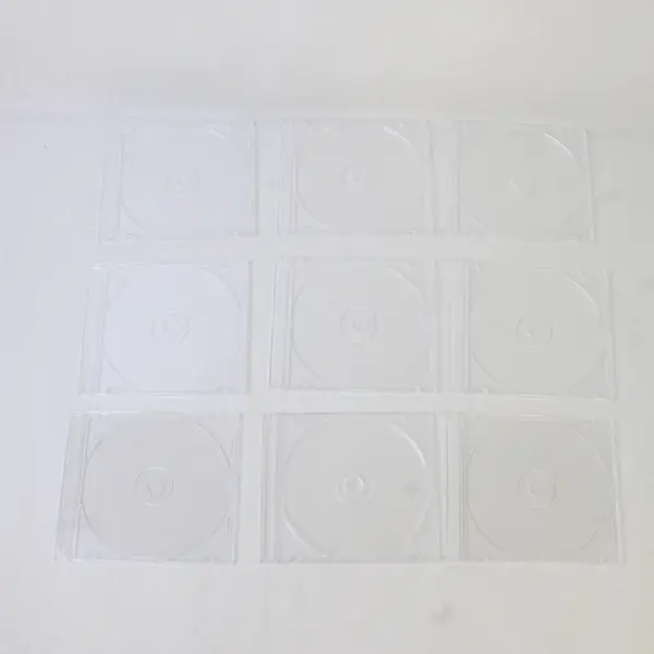 Lot of 18 Slim Clear CD/DVD Jewel Cases - Like New
