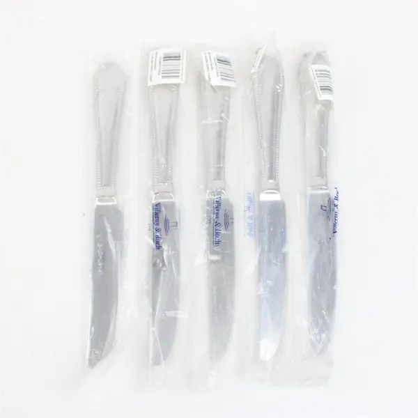 5 Villeroy & Boch Mademoiselle Pattern 18/10 SS Solid Dinner Knives 9.25" New