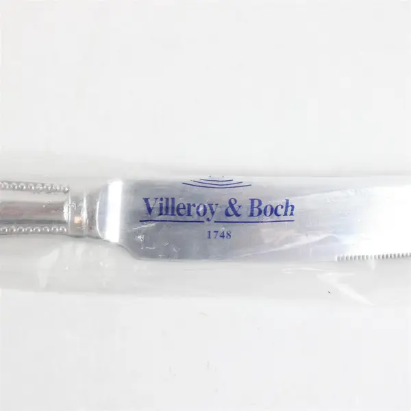 5 Villeroy & Boch Mademoiselle Pattern 18/10 SS Solid Dinner Knives 9.25" New