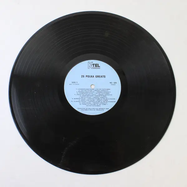 25 Polka Greats 12"  Vinyl Record