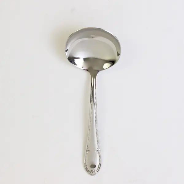 Villeroy & Boch Mademoiselle Pattern 18/10 SS Solid Gravy Ladle 7" New Plastic