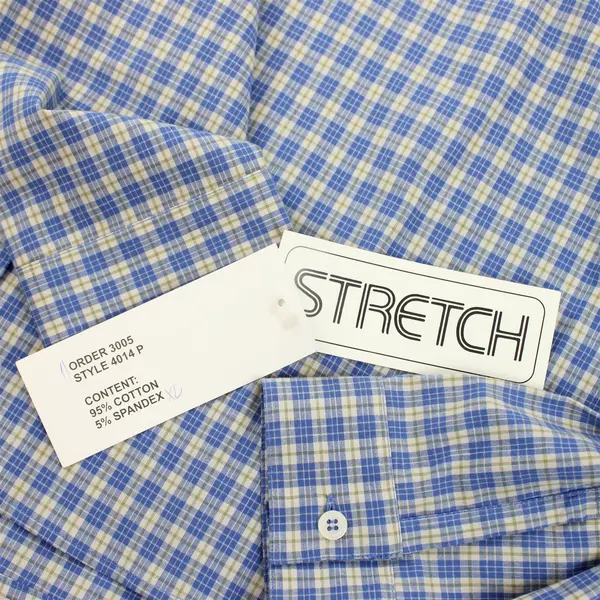 Christian Trapani Blue/White/Yellow Plaid Long Sleeve Button Up Women's Size XL