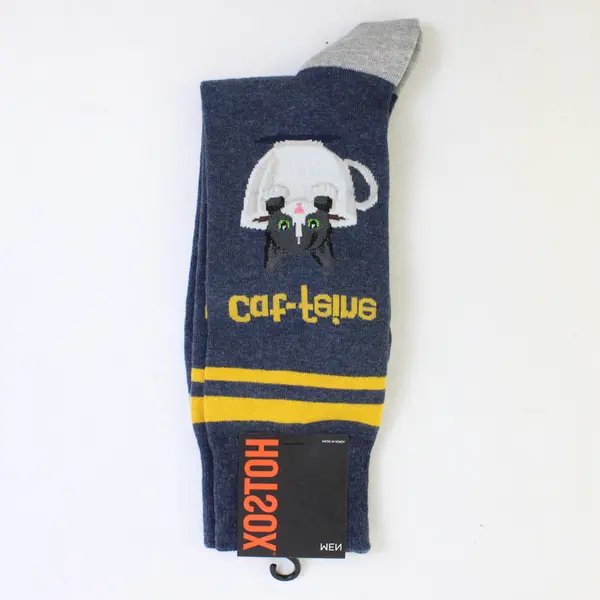 HotSox Cat-Feine Women's Novelty Cat Socks New with Tags