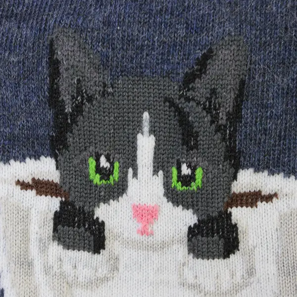 HotSox Cat-Feine Women's Novelty Cat Socks New with Tags