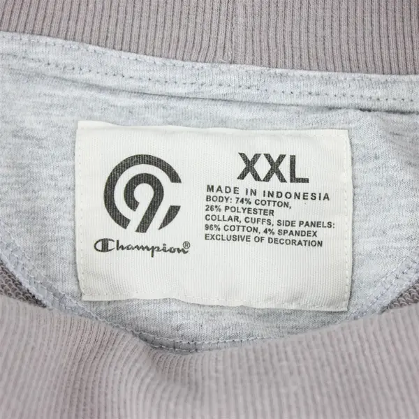 Champion Solid Mauve Gray Color Long Sleeve Mock Neck Sweater Women's Size XXL