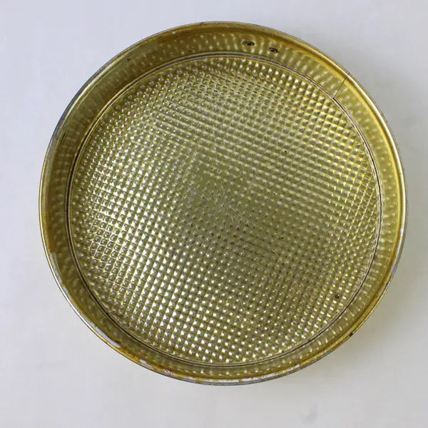 Vintage Gold-Tone Metal Springform Cake Pan 11in | Used Collectible
