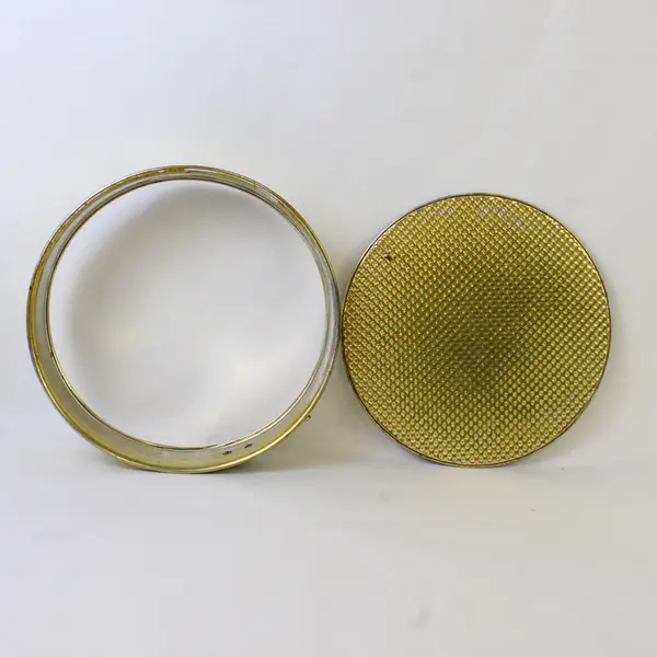 Vintage Gold-Tone Metal Springform Cake Pan 11in | Used Collectible