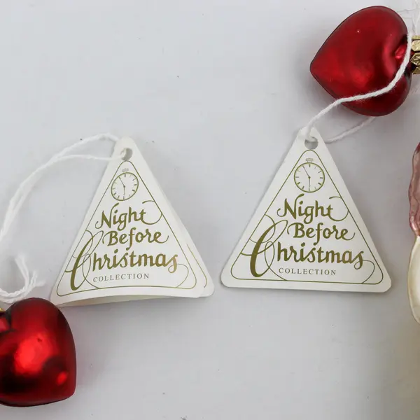  Dept 56 The Night Before Christmas Great Lovers Tarzan And Jane Glass Ornaments