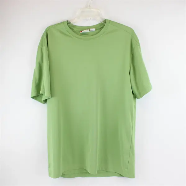 Clique Solid Green Color Short Sleeve Activewear Top T-Shirt Men's Size XL