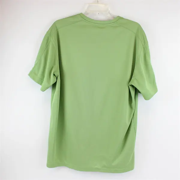Clique Solid Green Color Short Sleeve Activewear Top T-Shirt Men's Size XL