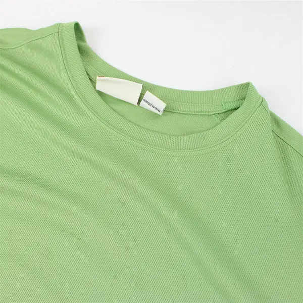 Clique Solid Green Color Short Sleeve Activewear Top T-Shirt Men's Size XL