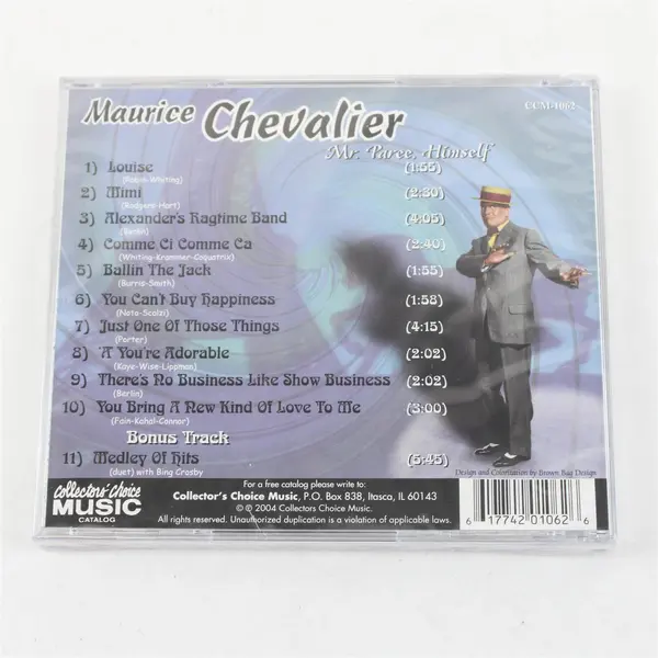Maurice Chevalier - MR. Paree, Himself CD Collector's Choice Music