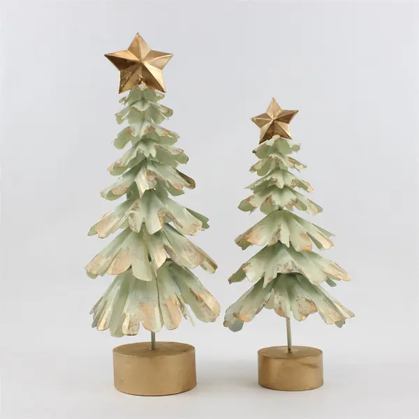 Lot of 2 Vintage Enesco Christmas Tree Ornaments 986593 New