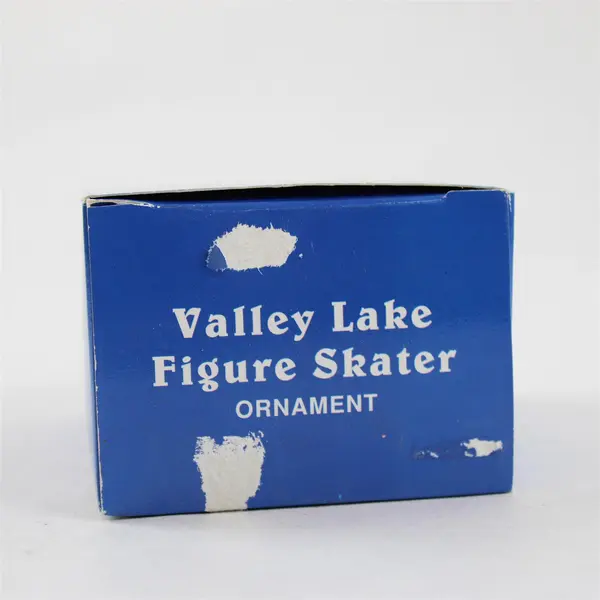 Department 56 Valley Lake Pink Skater Christmas Ornament Retired New