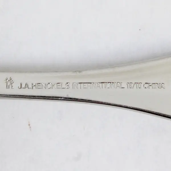 Lot of 4 J A Henckels (Zwilling) Banquet Pattern 18/10 SS Soup Spoons 7.25" Good