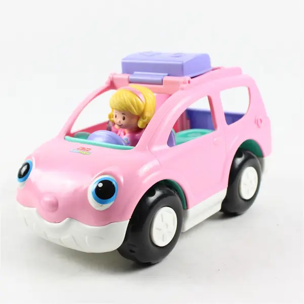 Fisher-Price Little People Pink Open/Close SUV Vehicle w/ Figure 