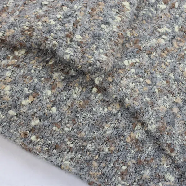 Marisa Christina Gray Speckled Brown Long Sleeve Woven Cardigan Women's Size 1X