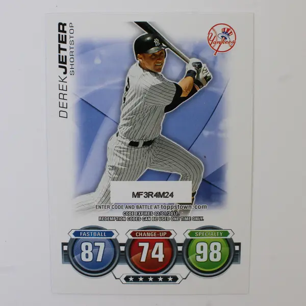 95 2010 Topps Attax Baseball Code Cards - Mixed Players, Great Condition