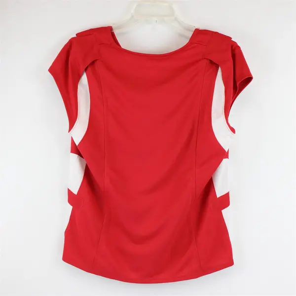 Reebok RDK Play Dry Red/White Sleeveless Activewear Top Men's Size XL