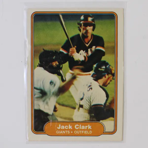 1982 Fleer - Jack Clark #387 San Francisco Giants
