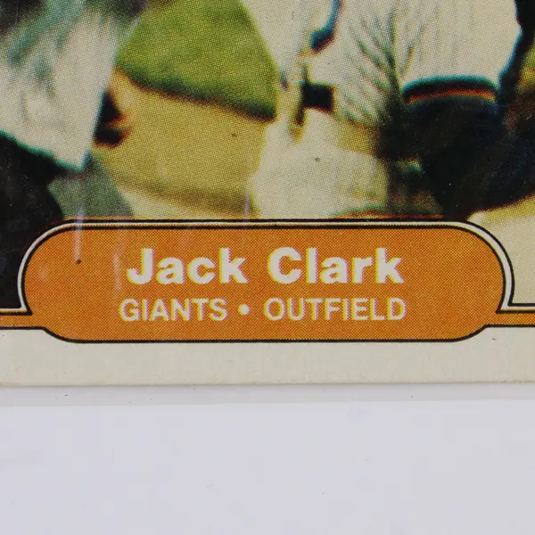 1982 Fleer - Jack Clark #387 San Francisco Giants