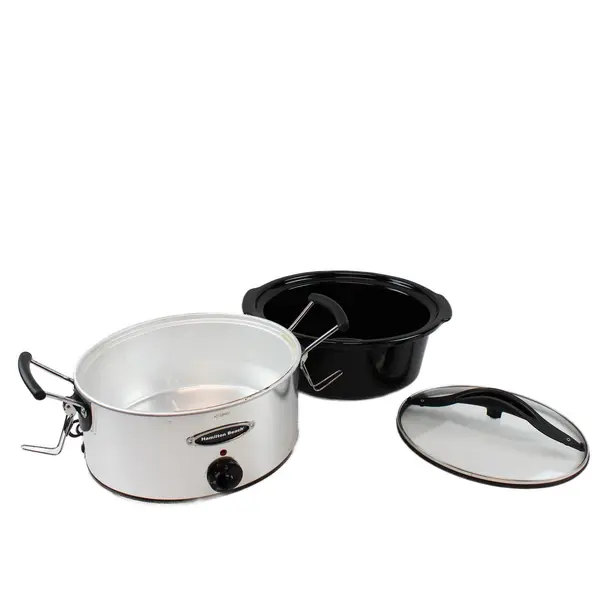 Hamilton Beach Stay or Go Slow Cooker Model 33162RZ w/ Locking Lid