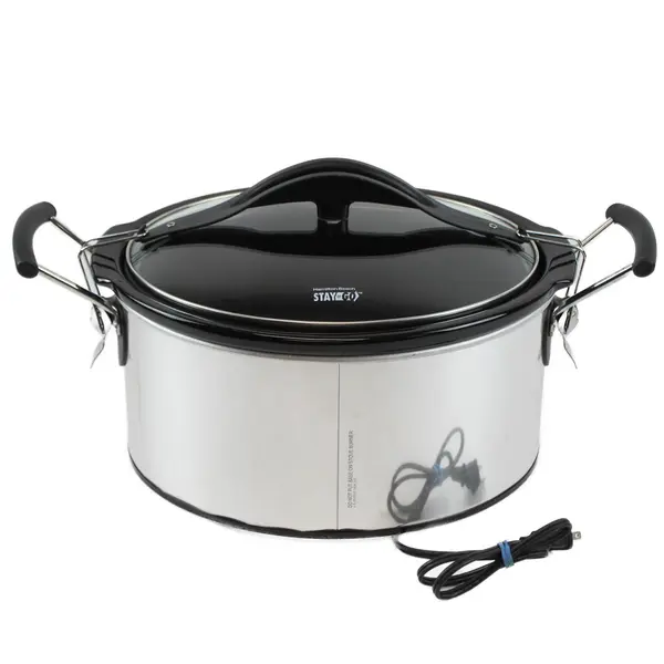 Hamilton Beach Stay or Go Slow Cooker Model 33162RZ w/ Locking Lid